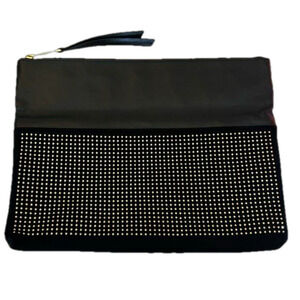 Vince Camuto Peri Convertible Clutch Black EUC